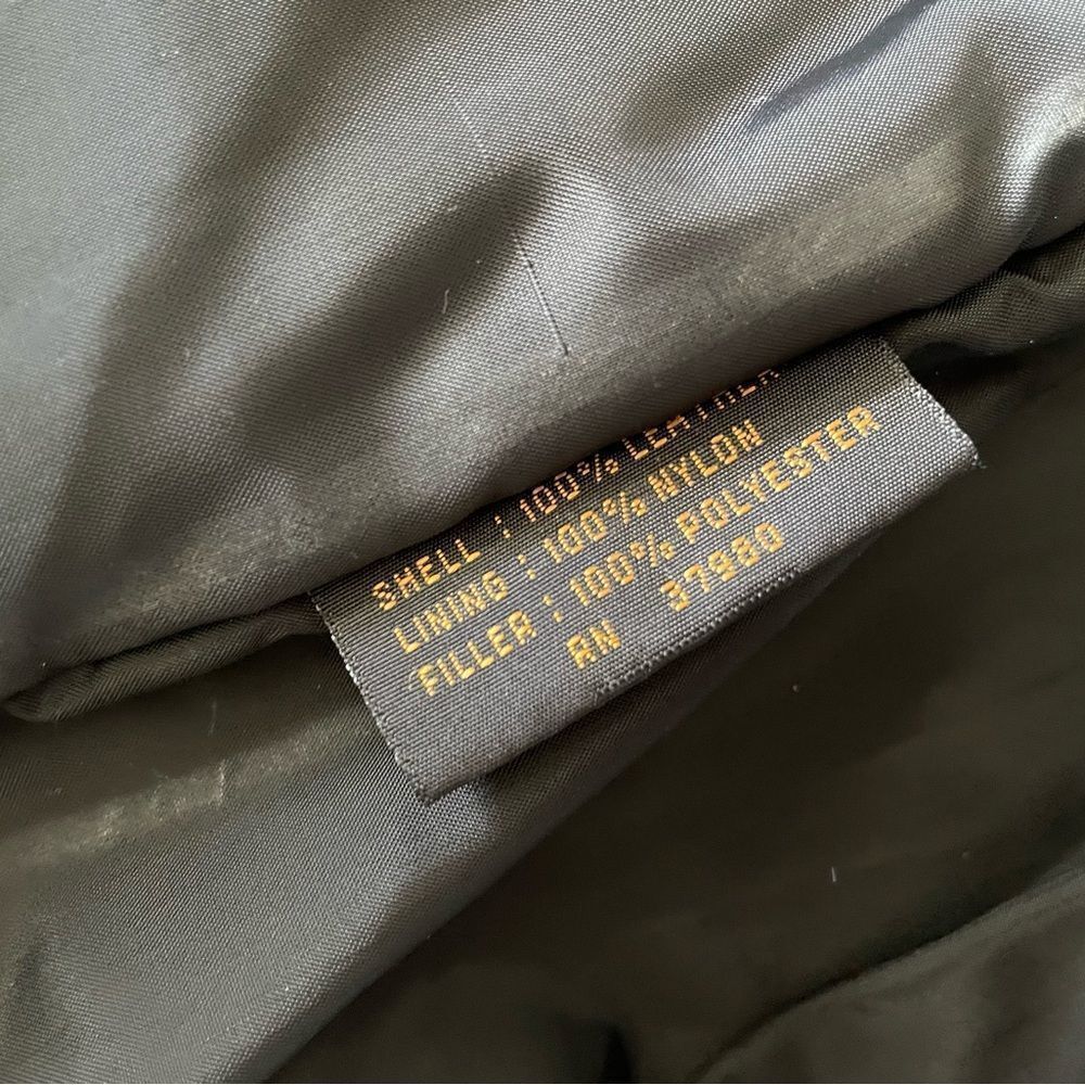Men’s leather jacket - Picture 5 of 5